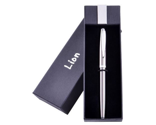 ab4ceab7-d6af-41dd-8559-b43185541c0d.jpg Ручка подарункова Lion срібна