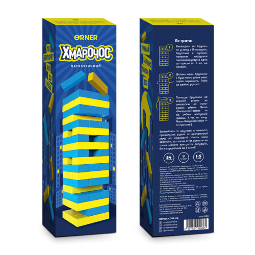 Гра настільна "Хмарочос"  Патріотичний Orner