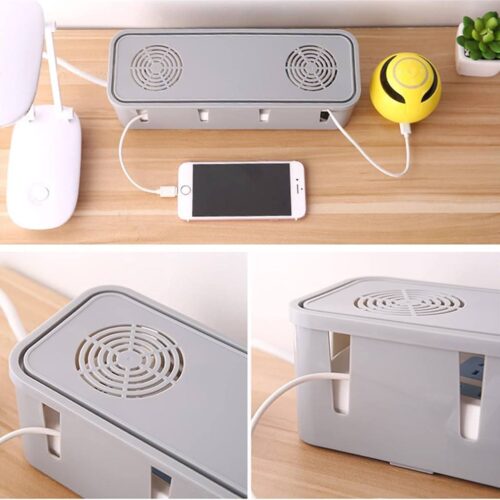 Коробка для оранзації кабелів мікс кольорів