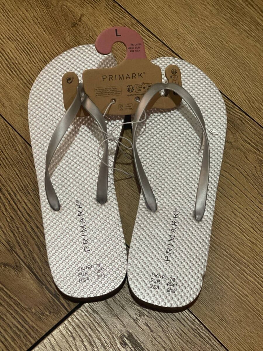 Шльопанці жіночі резинові "В'єтнамки" Primark мікс кольорів