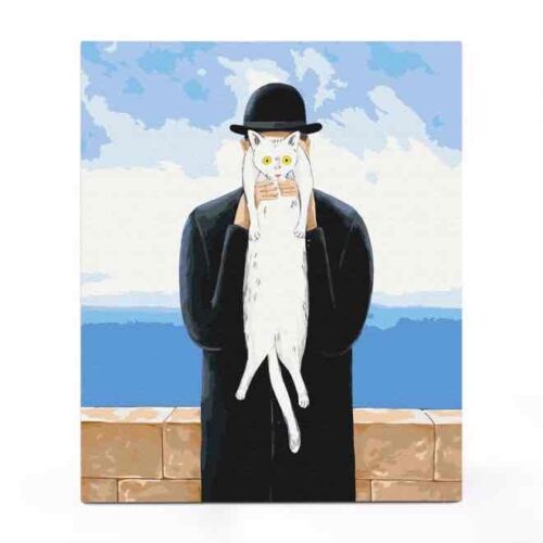 Картина за номерами "Кіт людський" Orner