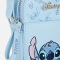 Сумочка для телефону/гаманець 2 в 1 Primark "Stitch" еко-шкіра блакитна