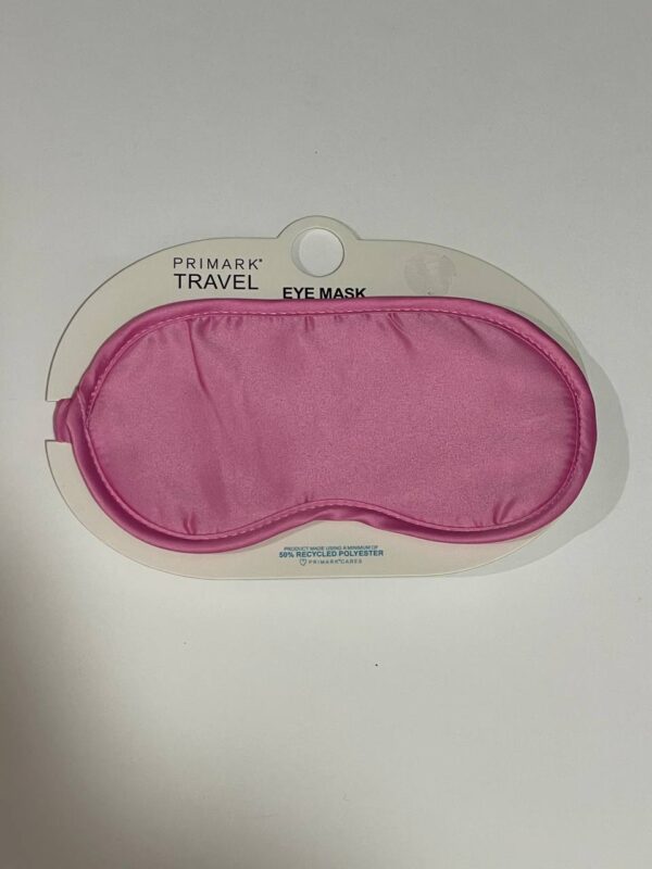 Маска для сну Primark атласна темно-рожева