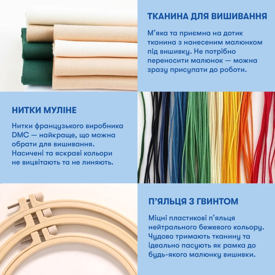 Набір для вишивання «Дерево життя» D 16 cм Orner