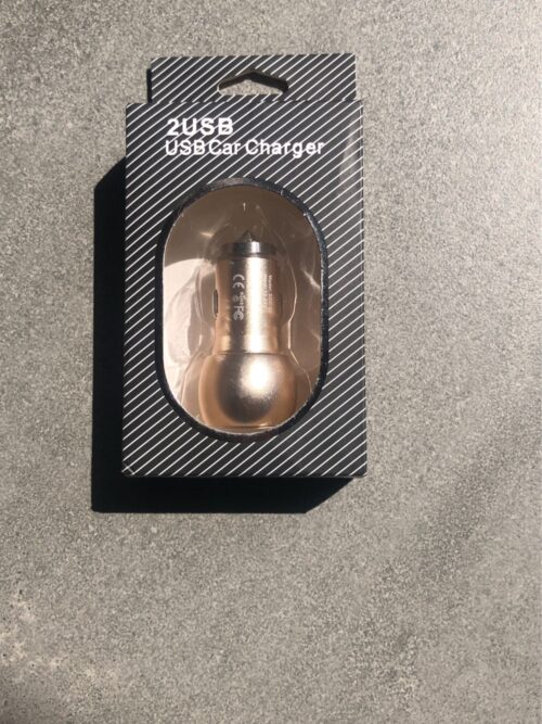 REMAX CAR CHARGER Smart Design qualcom quick charge(2 USB ports), золото