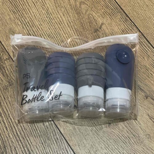 Набір дорожніх баночок 3 в 1 в косметичці силіконові силіконові складні Primark