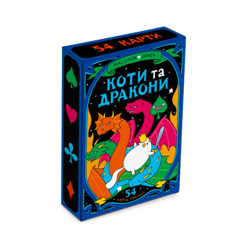 Карти гральні "Коти та Дракони" Orner