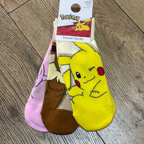 bdf99b33-02e9-4091-b068-74c78a023c2e.jpg Шкарпетки жіночі короткі "Pokemon/Пікачу" Primark р. 37-42