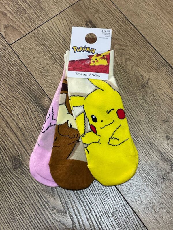 Шкарпетки жіночі короткі "Pokemon/Пікачу" Primark р. 37-42