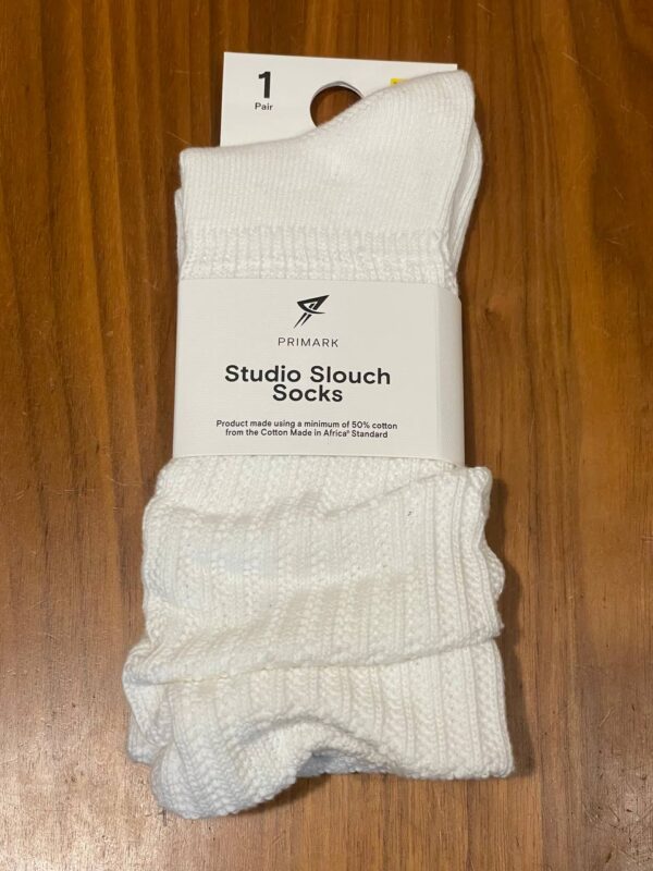 Шкарпетки жіночі "Studio Slouch Socks" Primark білі