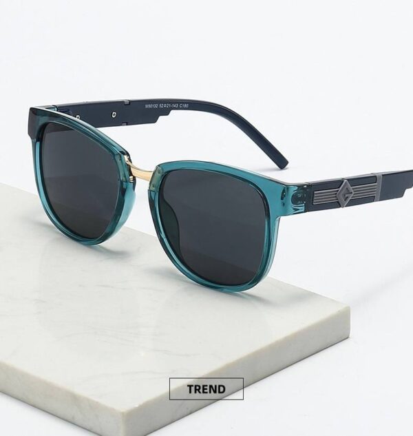 Окуляри унісекс сонцезахисні заокруглені кольорова оправа (10109)