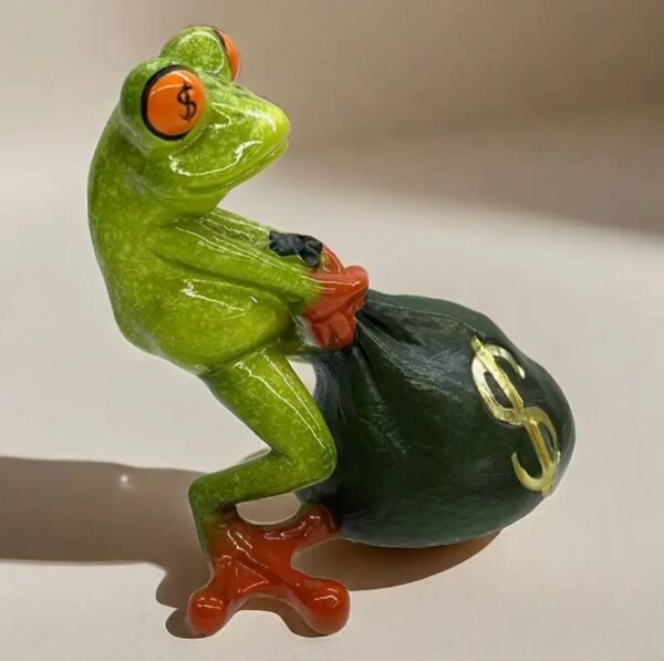Статуетка "Жаба - Банкір" 10,5 см