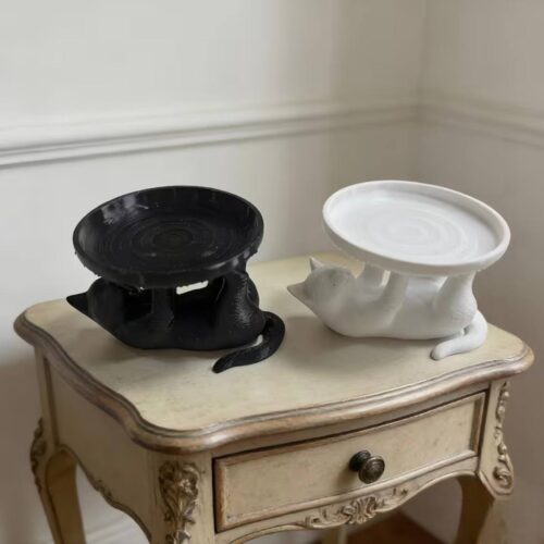 Підставка-тарілочка декоративна "Котик" 11*7 см для прикрас / свічок