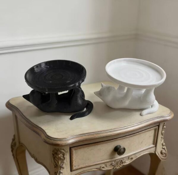 Підставка-тарілочка декоративна "Котик" 11*7 см для прикрас / свічок