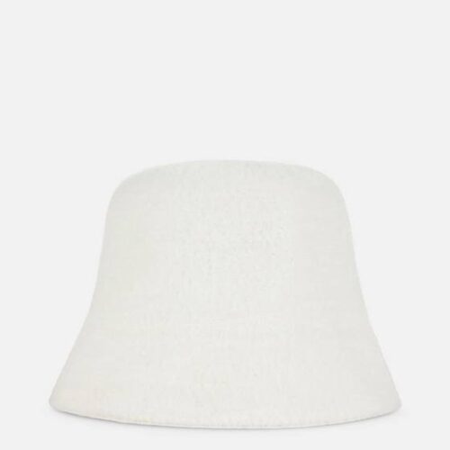 Панама Primark осінь/зима пухнаста біла