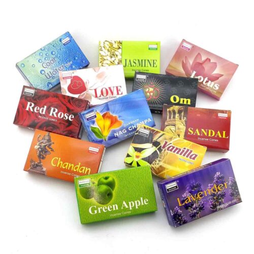 Пахощі Арома-конуси Darshan Cones 10шт/уп. мікс