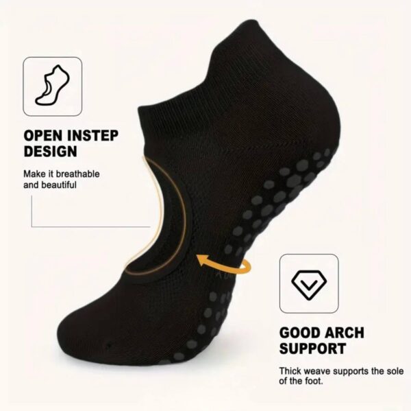 Шкарпетки жіночі для йоги мікс кольорів