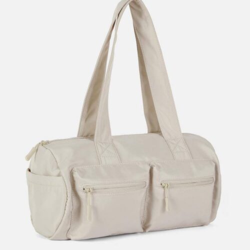 Сумочка спортивна з зовнішніми кишенями Primark молочна