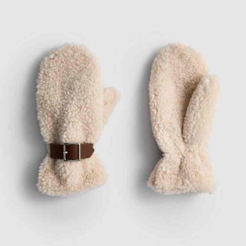 Рукавиці-варежки Тедді Paula Echevarría Primark беж