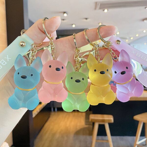 Брелок силікон "Чіхуахуа" желейний з ремінцем