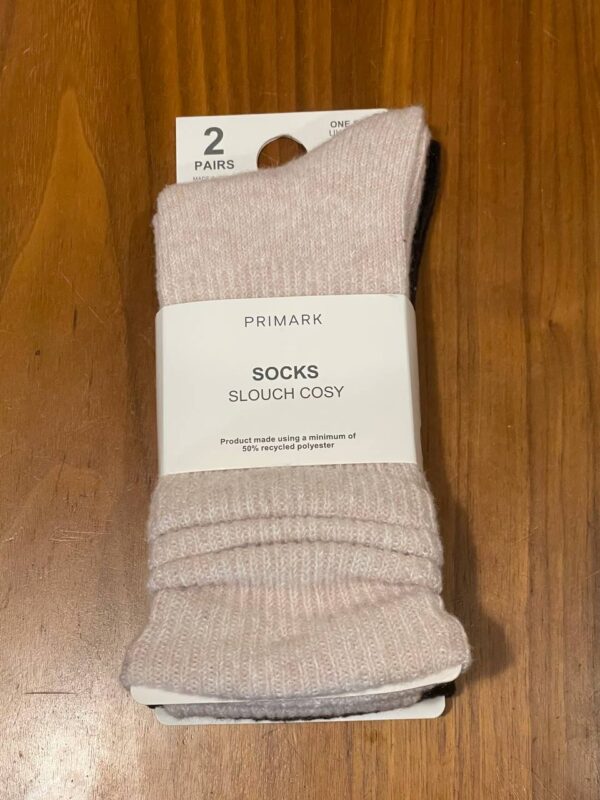 Шкарпетки Slouch Cosy Primarkі беж/ коричневі (1 пара)