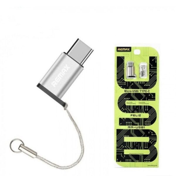 REMAX OTG Адаптер Micro USB/Type C (RA-USB1)