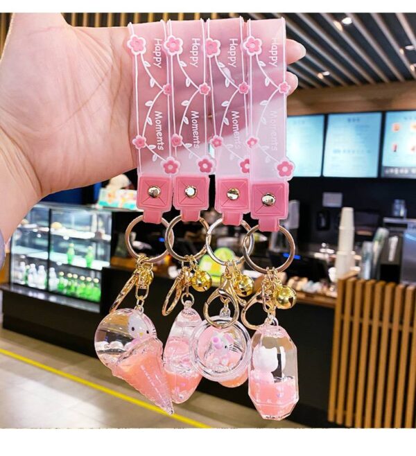 Брелок з рідиною "Hello Kitty"