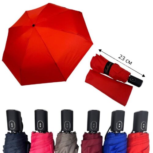 Парасоля компактна автомат Bellissimo 8 спиць/ D 94 см антивітер однотонна