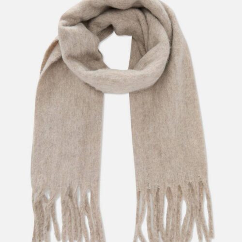 Шарф Primark осінь/зима з китицями широкий ворсистий беж