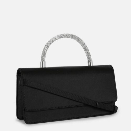 e738f39a-6f76-4a84-bb42-a9130e5da9b6.jpg Сумочка вечірня Primark атласна з блискучою ручкою чорна