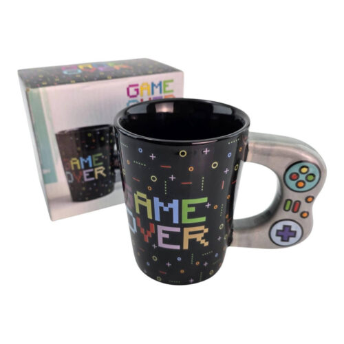 Чашка керамічна «GAME OVER» фігурна 380 мл