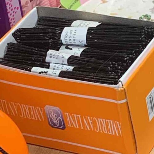 Шпилька для волосся/ Гранадлі чорні 10 шт 7,5 см