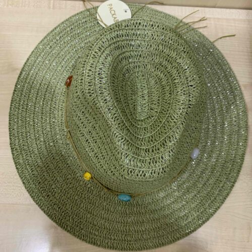 eaaa7420-3540-4302-94ef-c5b01d9d16a7.jpg Капелюх "Федора" Primark з декор камінцями зелений