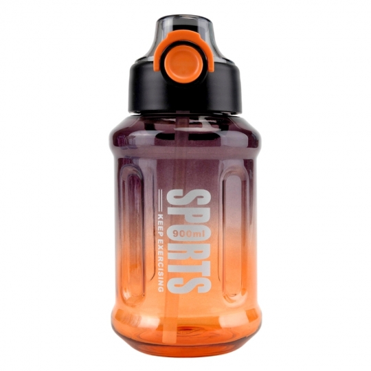 Пляшка для води "Sports" спортивна 900 мл мікс кольорів