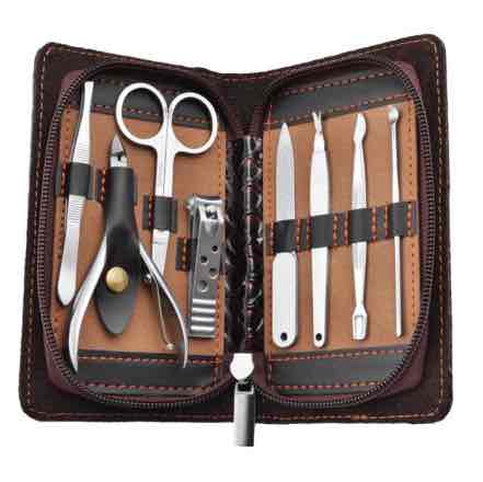 ec1294c4-2c8d-45b6-81ed-3fbaaeb17ad7.jpg Манікюрний набір 8 інструментів в чохлі коричневий