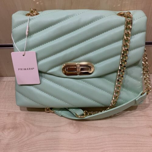 Сумочка-конверт з ручками стьобана Primark фісташкова