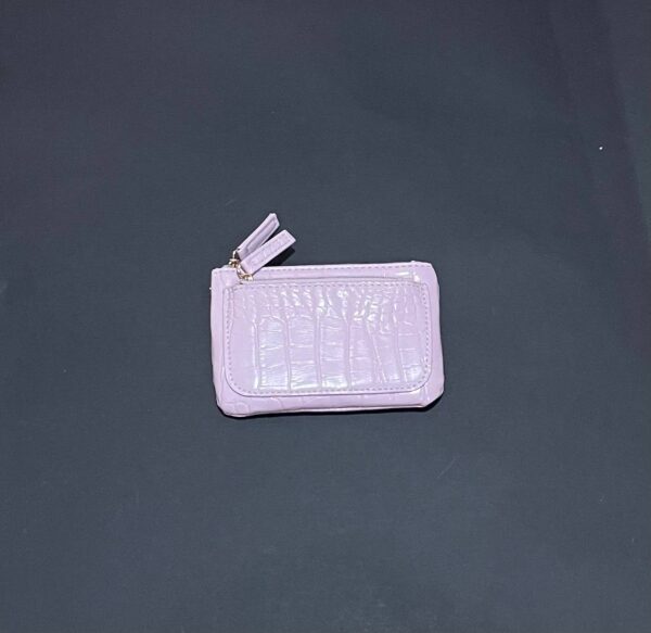 Гаманець компактний Primark лаконічний "крокодил" лавандовий