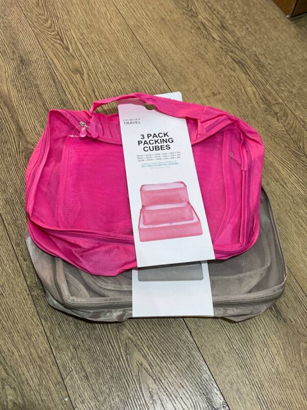 Набір з 3-х органайзерів для одягу PACKING CUBES Primark