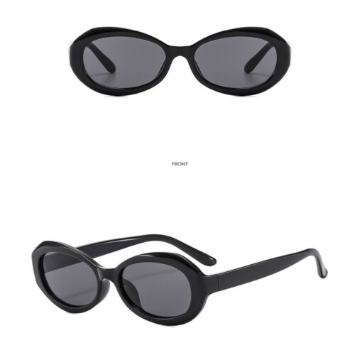 Окуляри жіночі сонцезахисні овальні середні в стилі ретро (10116)