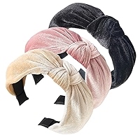 Обруч-чалма велюровий бордо/беж/рожевий/синій та ін