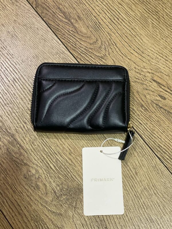 Гаманець Primark стьобаний хвилі чорний
