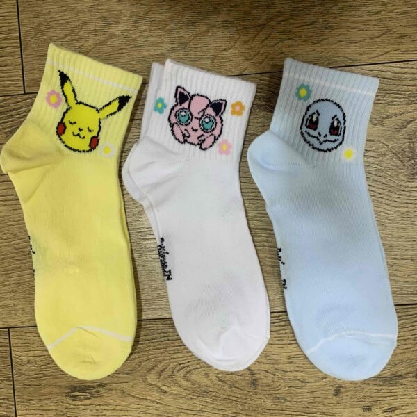 Шкарпетки жіночі короткі "Pokemon/Пікачу" Primark р. 37-42