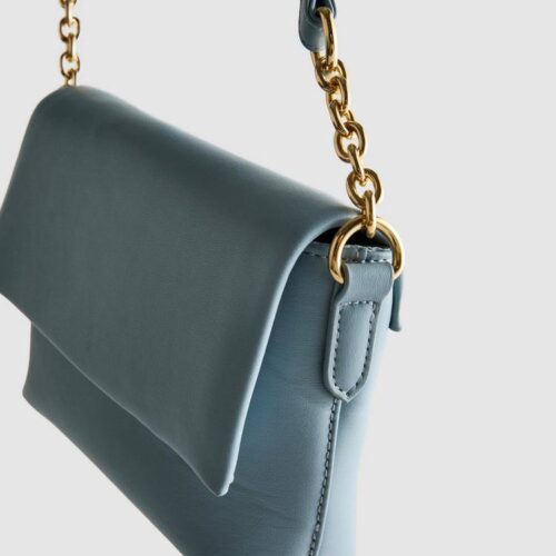 Сумочка-міні конверт через плече Primark мінімалістична блакитна