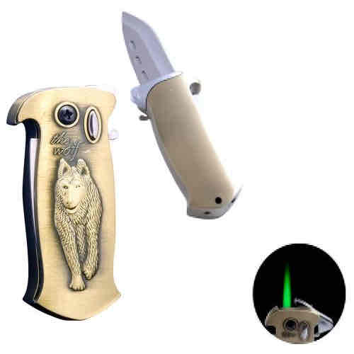 Запальничка газова "Вовк" з висувним ножем