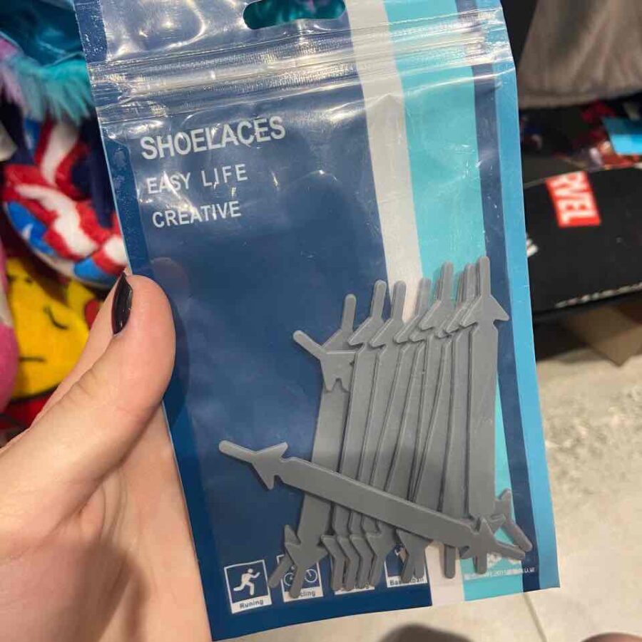 Шнурівки еластичні з фіксатором без завʼязок мікс кольорів 1 пара