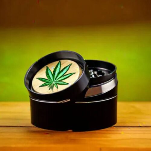 Гріндер/ Органайзер/коробок для канабісу з подрібнювачем металевий з млинком