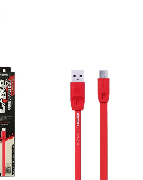 REMAX Data Cable Full Speed (RC-001m) Micro USB 2 метра, червоний