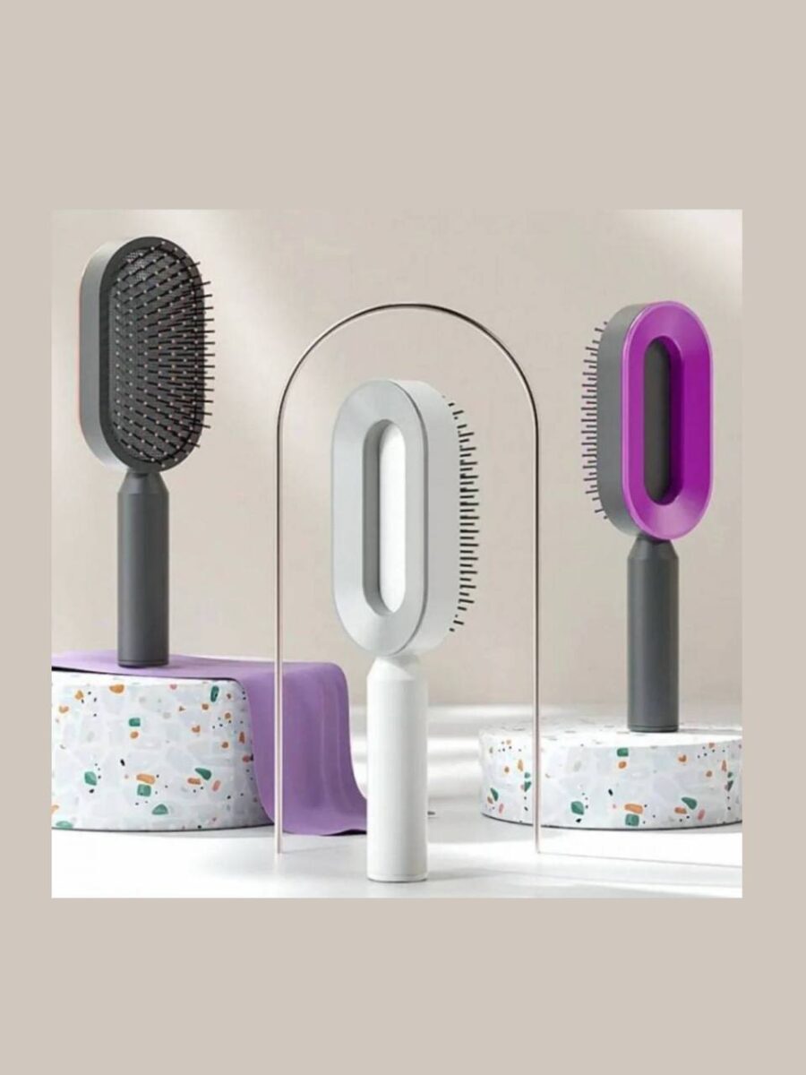 Щітка для волосся 3D Central Hollow Cushion Comb масажна для розплутування