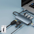 REMAX Мультифункційний адаптер зарядки Docking Station 9-in-1 UST/YPE C/HDTV (RU-U91)