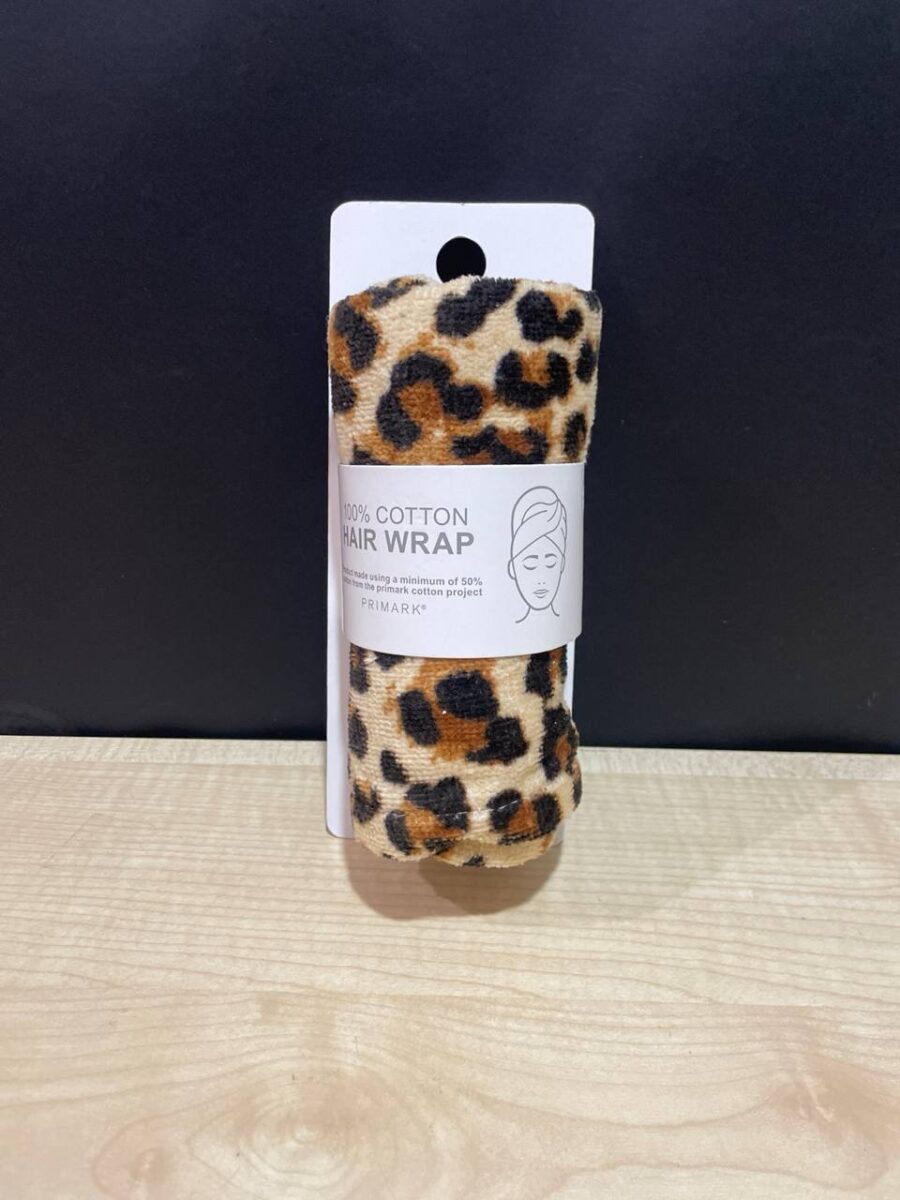 Тюрбан для сушки волосся Primark котоновий тигровий принт